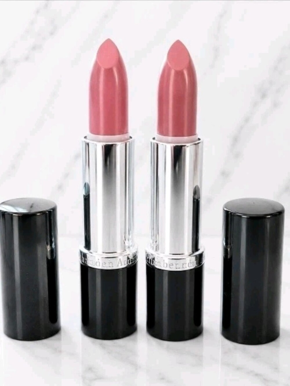 2 tubes Elizabeth Arden PRETTY PINK Lipstick .12oz each NWOB!